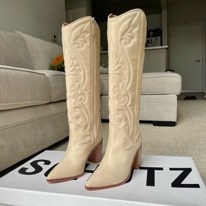 Schutz Maryana Block West Boots 6.5
